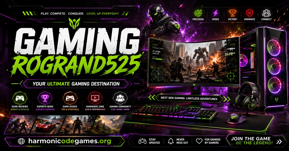 Gaming Rogrand525: The Complete 2026 Power Guide to Features, Benefits, Performance, and Success